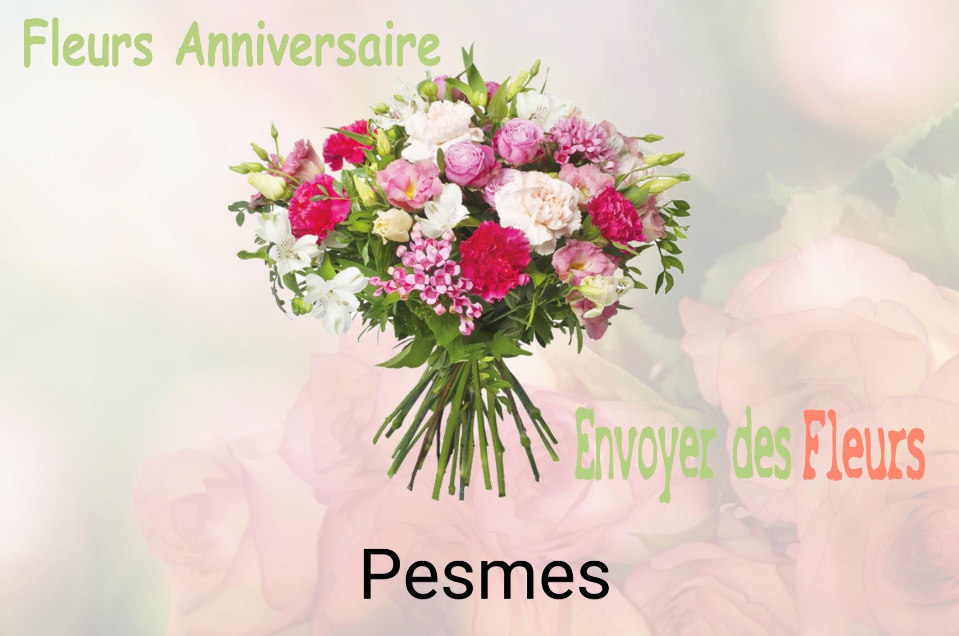 Bouquet de fleurs d’anniversaire livré à Pesmes